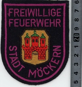 Stadt Möckern Sachsen-Anhalt Freiwillige Feuerwehr Germany Patch  Abzeichen Neu - Picture 1 of 1