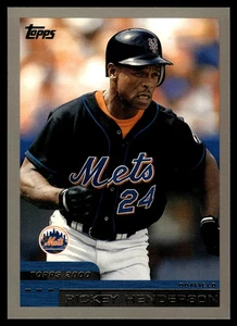 2000 Topps Rickey Henderson 104 New York Mets - Picture 1 of 2