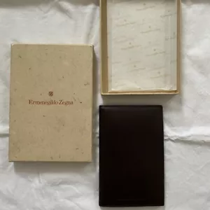 SOPORTE PARA TARJETA ERMENEGILDO ZEGNA con Bloc de notas integrado NUEVO EN CAJA - Imagen 1 de 6