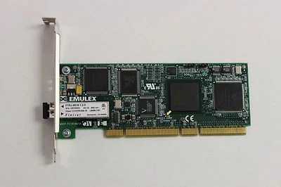 EMULEX LP9002L-E  PCIX FIBER ADAPTER FC1020034-01J FC1010472-01 WITH WARRANTY - Image 1 of 3