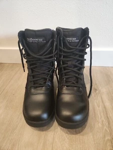 Response Gear By TOFC: Black RG Tactical Mens Boots Size 8 #1061 Zip & Lace Up - Picture 1 of 5