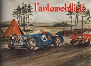 L'AUTOMOBILISTE 58 DELAGE 3L EN COURSE 1937 1981 AUTOMOBILES WALTER 1898 1936 - Imagen 1 de 2