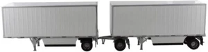 1:50 Wabash National 28' White Pup Trailers - Diecast Masters - 91036 - Picture 1 of 1