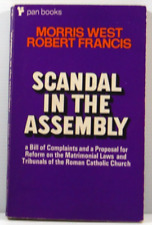 Scandal in the Assembly by Morris West 1970 PB Pan Vintage book Catholic Church