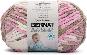 Baby Blanket Big Ball Yarn, Little Roses, 220 yards - Bernat Yarnspirations - Picture 1 of 2