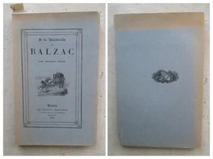 Charles LEGER : A la recherche de BALZAC (Besançon), 1927. Ex. hors commerce. - Picture 1 of 12