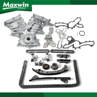 Timing Chain Kit Oil Water Pump Fit 05-16 Lexus RX350 Toyota Avalon Camry 3.5L - Image 1 of 4