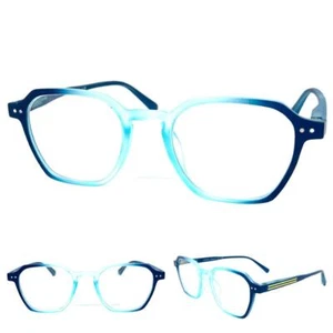 Classy Elegant Vintage Retro Style READING Eye Glasses Readers Blue Frame +1.50 - Picture 1 of 6