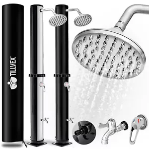 tillvex® Solardusche Gartendusche Pooldusche Camping Außendusche Regendusche - Bild 1 von 38