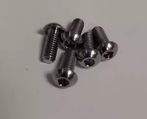 5x Titan Kuppel Knopfkopf Schrauben Schrauben 10 mm 14 mm 20 mm - Bild 1 von 6