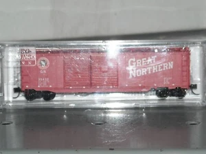 Micro Trains N Scale Great Northern 50’ Double Door Box Car, NIB, GN 35432 - Picture 1 of 2