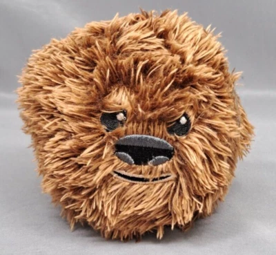 Brinquedo de pelúcia HALLMARK FLUFFBALLS Star Wars CHEWBACCA BALL 4" - Imagem 1 de 4