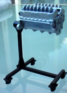 Engine Stand w Block and 2 Removable Valve Assembly (s) 1/24 Scale Diorama Item - Picture 1 of 1