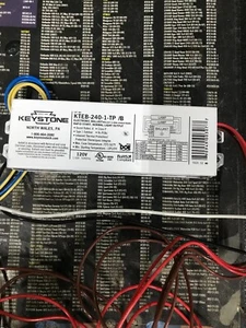 Keystone KTEB-240-1-TP /B -Fluorescent Electronic T12 Ballast 2 Lamp -40W F40T12 - Picture 1 of 1