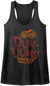 Dum Dums Candy Suckers Rootbeer Original Pops Women's Tank Top Sleep Shirt - Picture 1 of 3