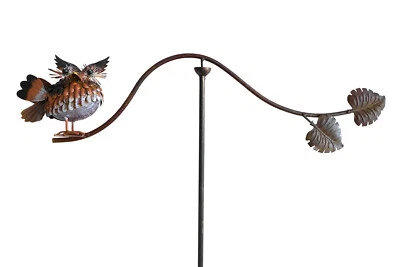 Gartenpendel Eule | Blumenstecker Gartenstecker Gartendeko Stecker | 114x66 cm - Bild 1 von 2