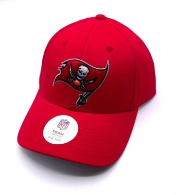 TAMPA BAY BUCCANEERS SOMBRERO ROJO MVP AUTÉNTICO EQUIPO DE FÚTBOL AMERICANO NFL GORRA AJUSTABLE NUEVO Foto 1 de 4