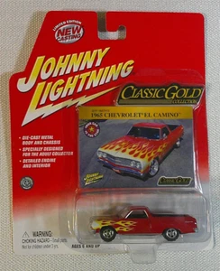 Johnny Lightning Classic Gold Collection 1965 Chevrolet El Camino Red & Flames - Bild 1 von 6