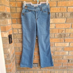 Bill Blass Jeans Vintage Women's Mid Rise Boot Cut Jeans Blue Size 6 - Picture 1 of 11