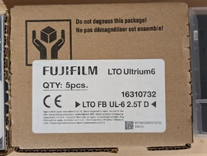 *NEW* FUJIFILM LTO 6 ULTRIUM 2.5TB/6.25TB TAPE CARTRIDGE BAFE - Quantity 13 - Afbeelding 1 van 6