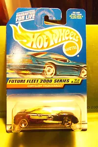 Hotwheels Hot Wheels Future Fleet Negro Esmalte Chrylser Thunderbolt 2000 ASW 3 SP - Imagen 1 de 9