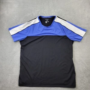 Shaquille O'Neal XLG Shirt Mens 2XL XXL Black Blue Short Sleeve - Picture 1 of 6