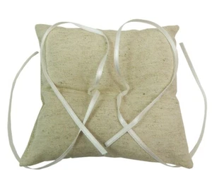 Portafede Rustico Grande Cotone Tortora Decorazione Nuziale Matrimonio Wedding - Imagen 1 de 1