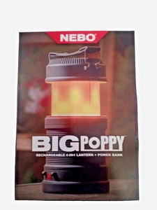 Nuevo NEBO BIG POPPY 4 en 1 Linterna LED Recargable y Linterna Parte # 6908 - Imagen 1 de 3