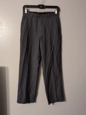 Pantalones de sarga de línea fina para niños Calvin Klein carbón oscuro talla 14 Foto 1 de 4