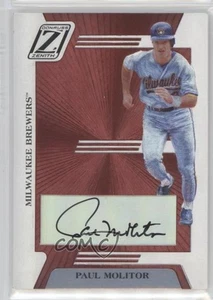 2005 Donruss Zenith Z-Graphs /25 Paul Molitor #ZB-52 Auto HOF - Foto 1 di 3