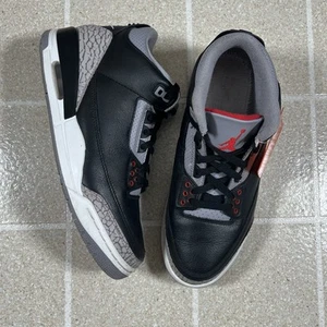 Nike Air Jordan 3 Retro Nero Cemento Reimmaginato Sneakers DN3707-010 Taglia 8,5 - Foto 1 di 7