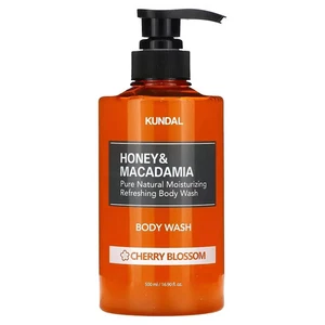 Kundal Honig & Macadamia Duschgel Kirschblüte 16,9 flüssige Unzen (500 ml) - Bild 1 von 1