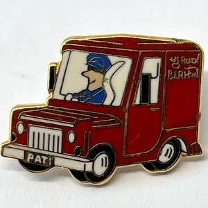 Postman Pat Character Red Van Enamel Lapel Pin Badge Brooch Children's TV Show - Picture 1 of 3