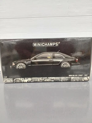Minichamps BMW M3GTR STREET 2001 1 18 minicar - Image 1 of 4