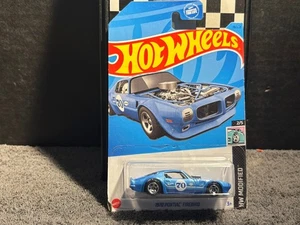 1/64 HOT WHEELS HW MODIFIED 1970 PONTIAC FIREBIRD #70 18/250 2/5 BLUE BHW1 - Picture 1 of 2
