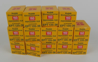 14 Kodak Ektachrome 160 Tungsten Prof. Film, EPT 135-36, 36 Exp/Roll,Exp 11/1983 - Image 1 of 4