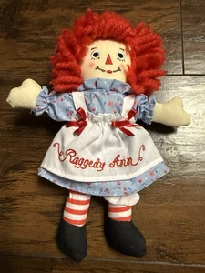 Applause Classic Raggedy Ann Peluche Rag Doll 8" Raro - Foto 1 di 8
