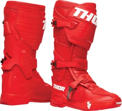 Botas radiales Thor Dirt Bike - rojas Foto 1 de 4