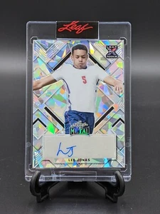 LEE JONAS - 2022 Leaf Metal Crystals Auto 9/30 - Leaf Encased - Picture 1 of 2