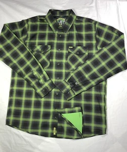 Dixxon Flannel Company "The Slimer" robustes Herrenhemd mit Knopfleiste kariert Gr. 2XL - Bild 1 von 12