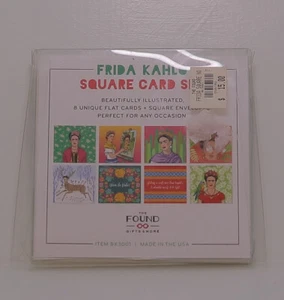 5 Zoll x 5,5 Zoll Frida Kahlo quadratisches Kartenset Die gefundenen Geschenke und mehr Artikel Bx3001 - Bild 1 von 5