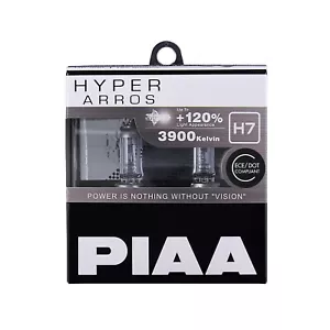 PIAA HYPER ARROS 3900K HALOGEN BULBS Up to +120% More light (H7)(HE-903) - Picture 1 of 8