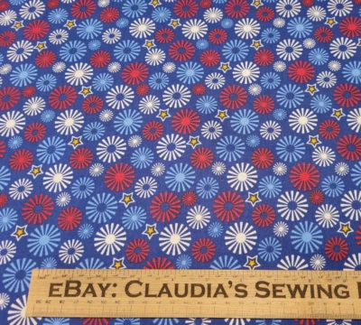 Salute to Summer BTY Liz Kolansky 绗缝宝藏星星蓝色爆裂 — 第 1/2 张图片