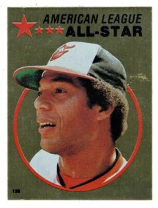 Ken Singleton - Baltimore - Gold (Baseball) 1982 Topps Stickers # 136 Mint - Picture 1 of 1