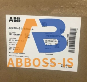 ACS580-01-026A-4 ABB Brand New Fast Shipping Via FedEx or DHL - Imagen 1 de 1