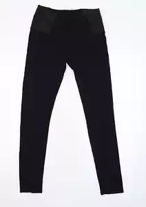 Lexxury Womens Black Polyester Carrot Leggings Size M L28 in - Picture 1 of 12