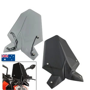 Motorcycle Windshield Wind Deflector Windscreen KTM Duke 790 125 200 390 2017 up - Foto 1 di 7