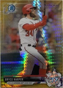 2017 BOWMAN CHROME NATIONAL CONVENTION GOLD REFRACTORS YOU PICK - Picture 1 of 3