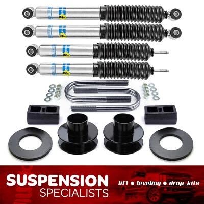 2.5" Lift Kit w/ Bilstein Shocks For 2005-2010 Ford F350 Super Duty DUALLY 4X4 - Image 1 of 4