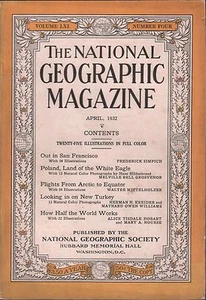 National Geographic April 1932 Out in San Francisco 020617DBE2 - Picture 1 of 1